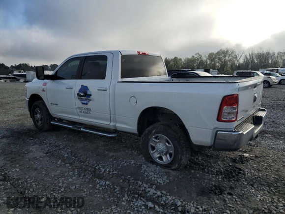 2022 Ram 2500 Big Horn with VIN 3C6UR5DL6NG119819, listed as a Copart auction lot 50432095 with 138,070 mi miles and Clean Title. Bid and sale history available at carsss.com. Image 2.