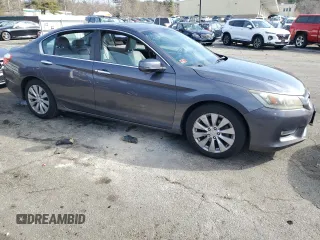2013 Honda Accord EX-L with VIN 1HGCR2F81DA035112, listed as a Copart auction lot 46530925 with 175,759 mi miles and Salvage Title. Bid and sale history available at DreamBid. Image 4.