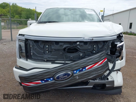 2022 Ford F-150 Lightning Pro with VIN 1FTVW1EL3NWG16132, listed as a IAAI auction lot 42362459 with 16,509 mi miles and . Bid and sale history available at DreamBid. Image 6.