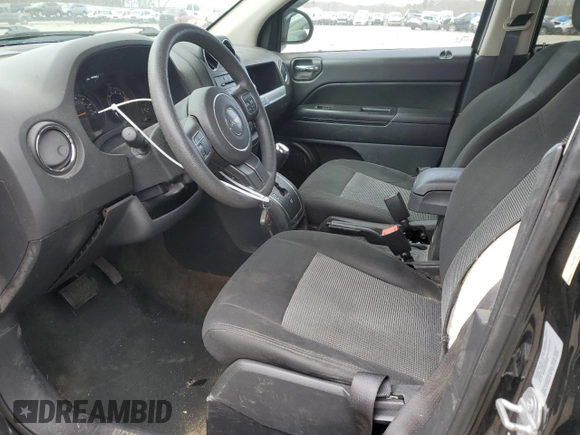 2016 Jeep Compass Sport with VIN 1C4NJDBB1GD756450, listed as a Copart auction lot 50776255 with 136,937 mi miles and Salvage Title. Bid and sale history available at carsss.com. Image 7.