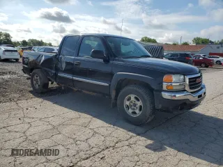 2004 GMC Sierra 1500 SLE with VIN 1GTEK19T54E305571, listed as a Copart auction lot 56954375 with 174,649 mi miles and Salvage title. Bid and sale history available at DreamBid. Image 4.