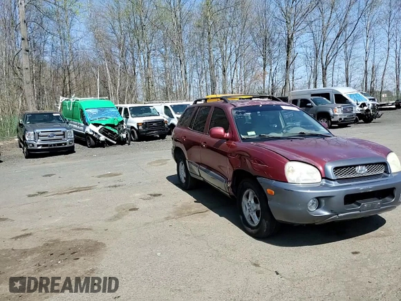 2004 Hyundai Santa Fe GLS with VIN KM8SC73D44U848707, listed as a Copart auction lot 54386875 with 133,299 mi miles and Salvage Title. Bid and sale history available at carsss.com. Image 13.