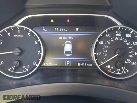 2023 Nissan Murano SV z VIN 5N1AZ2BJ8PC123349, wystawiony jako IAAI lot #42075746 z przebiegiem 47 239 mil mil oraz . Historia ofert i sprzedaży dostępna na DreamBid. Obrazek 7.
