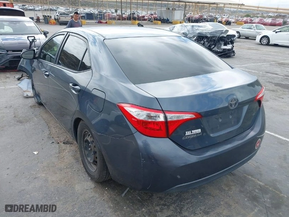 2015 Toyota Corolla L with VIN 2T1BURHE7FC314387, listed as a IAAI auction lot 41774569 with 1 mi miles. Bid and sale history available at carsss.com. Image 3.