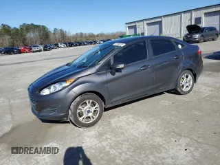 2016 Ford Fiesta SE with VIN 3FADP4BJ2GM198037, listed as a Copart auction lot 47956155 with 186,122 mi miles and Salvage Title. Bid and sale history available at carsss.com. Image 1.