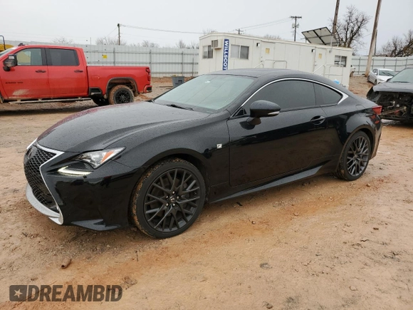 2017 Lexus RC with VIN JTHSM5BC4H5002509, listed as a Copart auction lot 86573324 with 65,743 mi miles and Salvage Title. Bid and sale history available at carsss.com. Image 1.