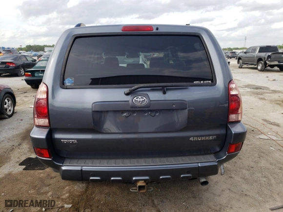 2005 Toyota 4Runner SR5 with VIN JTEZU14R250051626, listed as a Copart auction lot 51009275 with 164,852 mi miles and Salvage Title. Bid and sale history available at carsss.com. Image 6.