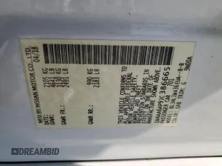 2018 Nissan Maxima SR with VIN 1N4AA6AP9JC386665, listed as a Copart auction lot 70833604 with 80,709 mi miles and Salvage Title. Bid and sale history available at carsss.com. Image 14.