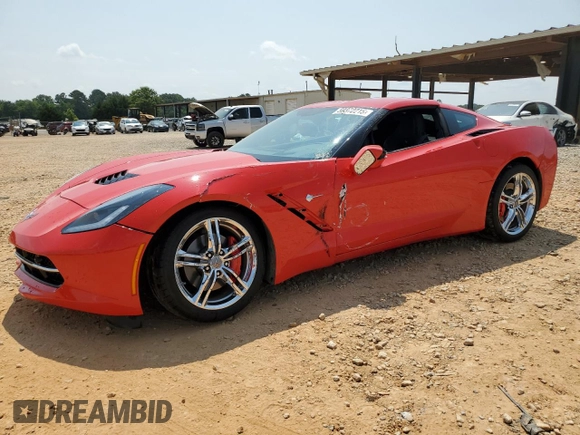 2016 Chevrolet Corvette 2LT with VIN 1G1YD2D78G5110245, listed as a Copart auction lot 59372215 with 21,318 mi miles and Salvage title. Bid and sale history available at DreamBid. Image 1.