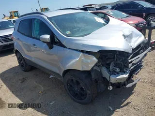 2021 Ford EcoSport SE with VIN MAJ3S2GE6MC438889, listed as a IAAI auction lot 42250611 with 42,611 mi miles and . Bid and sale history available at DreamBid. Image 1.