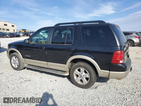 2005 Ford Explorer Eddie Bauer z VIN 1FMZU64WX5UA75605, wystawiony jako Copart lot #47082575 z przebiegiem Nie podano mil oraz Szkoda całkowita • Salvage title. Historia ofert i sprzedaży dostępna na DreamBid. Obrazek 2.