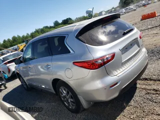2014 Infiniti QX60 with VIN 5N1AL0MM0EC535839, listed as a Copart auction lot 57751165 with 121,672 mi miles and Salvage title. Bid and sale history available at DreamBid. Image 2.