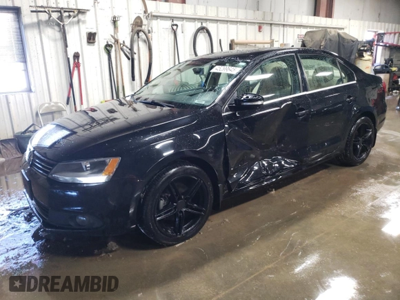 2012 Volkswagen Jetta SEL with VIN 3VWLP7AJ7CM363998, listed as a Copart auction lot 45299645 with 88,910 mi miles and Salvage title. Bid and sale history available at DreamBid. Image 1.