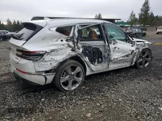 2021 Genesis GV80 with VIN KMUHCESC7MU074980, listed as a Copart auction lot 48499505 with 42,568 mi miles and Salvage Title. Bid and sale history available at DreamBid. Image 3.