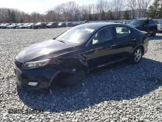 2014 Kia Optima LX with VIN 5XXGM4A70EG301900, listed as a Copart auction lot 53059105 with 109,194 mi miles and Non repairable. Bid and sale history available at DreamBid. Image 1.