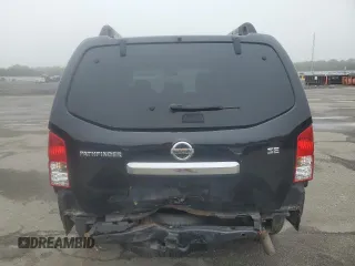 2010 Nissan Pathfinder SE with VIN 5N1AR1NB2AC614263, listed as a Copart auction lot 60896495 with 160,252 mi miles and Salvage title. Bid and sale history available at DreamBid. Image 6.