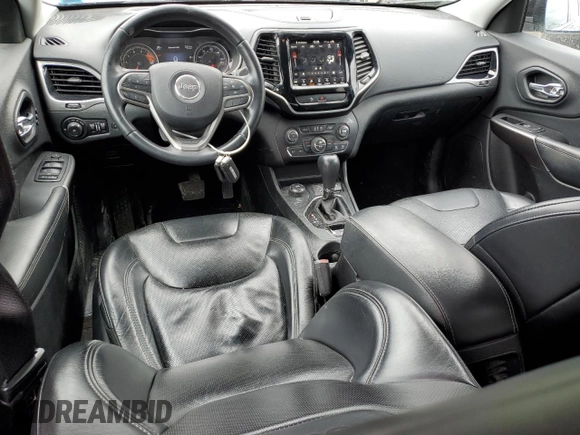 2019 Jeep Cherokee Limited with VIN 1C4PJMDX7KD268890, listed as a Copart auction lot 48292965 with 106,480 mi miles and Salvage Title. Bid and sale history available at DreamBid. Image 8.