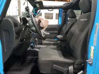 2018 Jeep Wrangler JK Unlimited Rubicon with VIN 1C4BJWFG6JL813145, listed as a Copart auction lot 43603665 with 25,960 mi miles and Salvage Title. Bid and sale history available at carsss.com. Image 7.