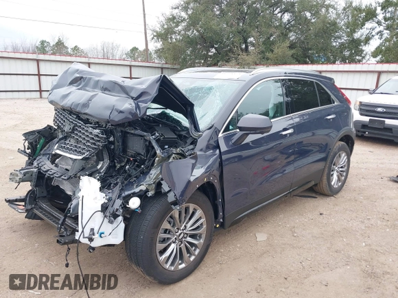 2025 Cadillac XT4 FWD Premium Luxury z VIN 1GYFZCR40SF148814, wystawiony jako IAAI lot #41598124 z przebiegiem Nie podano mil oraz . Historia ofert i sprzedaży dostępna na DreamBid. Obrazek 18.