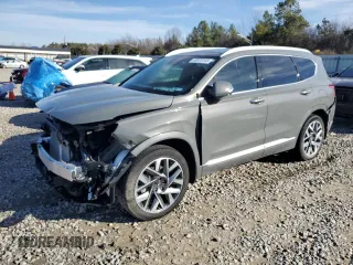 2023 Hyundai Santa Fe Calligraphy with VIN 5NMS54AL6PH657602, listed as a Copart auction lot 43072745 with 17,228 mi miles and Salvage Title. Bid and sale history available at carsss.com. Image 1.