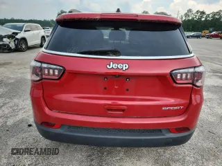 2020 Jeep Compass Sport with VIN 3C4NJCAB9LT169798, listed as a Copart auction lot 57177475 with Not provided miles and Clean title. Bid and sale history available at DreamBid. Image 6.