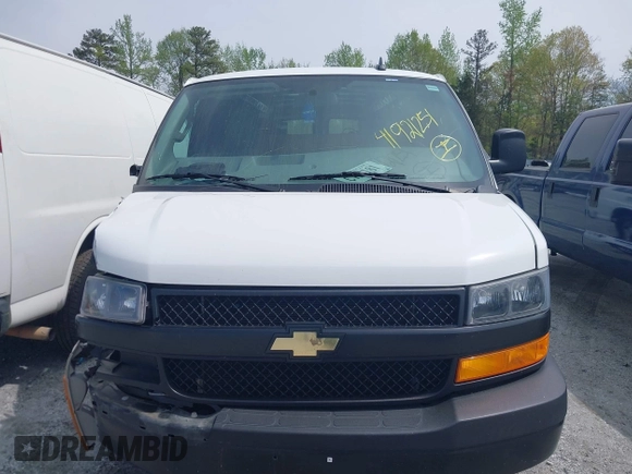 2021 Chevrolet Express Cargo with VIN 1GCWGBFP9M1258233, listed as a IAAI auction lot 41921251 with 96,729 mi miles and . Bid and sale history available at DreamBid. Image 11.