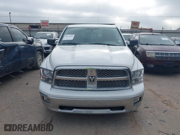 2010 Dodge 1500 SLT with VIN 1D7RB1GP0AS141530, listed as a IAAI auction lot 41879543 with 282,130 mi miles. Bid and sale history available at carsss.com. Image 12.