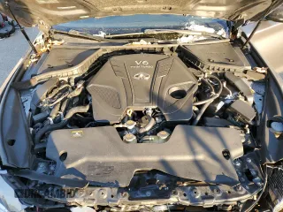 2016 Infiniti Q50 3.0t Red Sport 400 with VIN JN1FV7AR4GM451570, listed as a Copart auction lot 85883704 with 87,050 mi miles and Non Repairable. Bid and sale history available at carsss.com. Image 13.