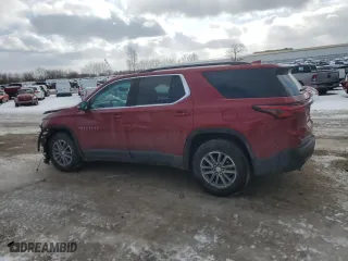 2022 Chevrolet Traverse LT Cloth with VIN 1GNEVGKW8NJ157091, listed as a Copart auction lot 89174845 with 34,154 mi miles and Non Repairable. Bid and sale history available at carsss.com. Image 2.