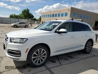 2019 Audi Q7 Premium Plus with VIN WA1LHAF75KD021660, listed as a Copart auction lot 57448675 with 70,411 mi miles and Salvage title. Bid and sale history available at DreamBid. Image 1.