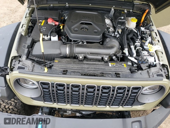 2025 Jeep Wrangler Rubicon with VIN 1C4RJXR61SW513701, listed as a Copart auction lot 59692735 with 4,778 mi miles and Salvage title. Bid and sale history available at DreamBid. Image 11.