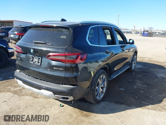 2023 BMW X5 sDrive40i with VIN 5UXCR4C04P9R23026, listed as a IAAI auction lot 41419246 with 40,412 mi miles. Bid and sale history available at carsss.com. Image 4.