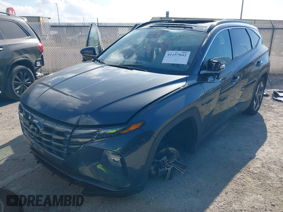 2023 Hyundai Tucson Limited with VIN 5NMJE3AE4PH270148, listed as a IAAI auction lot 41157042 with 42,463 mi miles. Bid and sale history available at carsss.com. Image 18.