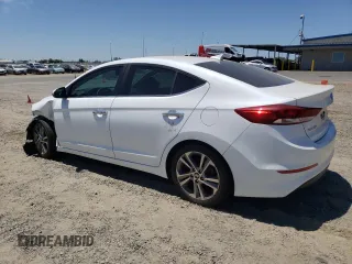 2017 Hyundai Elantra SE with VIN 5NPD84LF7HH091204, listed as a Copart auction lot 60545625 with 82,541 mi miles and Salvage title. Bid and sale history available at DreamBid. Image 2.