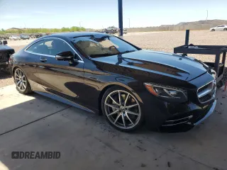 2018 Mercedes-Benz S-Class S 560 with VIN WDDXJ8GB5JA035605, listed as a Copart auction lot 60770214 with 0 mi miles and Salvage Title. Bid and sale history available at carsss.com. Image 4.
