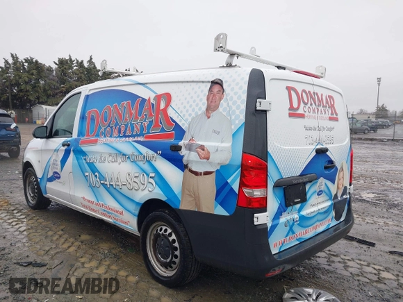2017 Mercedes-Benz Metris Cargo Cargo with VIN WD3PG2EA1H3201952, listed as a IAAI auction lot 41526174 with 196,823 mi miles and . Bid and sale history available at DreamBid. Image 3.