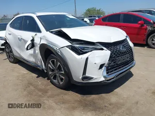 2020 Lexus UX 200 with VIN JTHX3JBH3L2029076, listed as a IAAI auction lot 42554639 with 62,861 mi miles and . Bid and sale history available at DreamBid. Image 1.