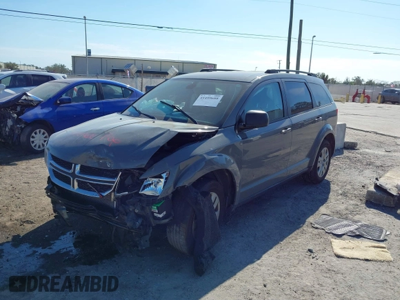 2019 Dodge Journey SE Value with VIN 3C4PDCAB8KT873487, listed as a IAAI auction lot 41499688 with 257,391 mi miles and . Bid and sale history available at DreamBid. Image 2.