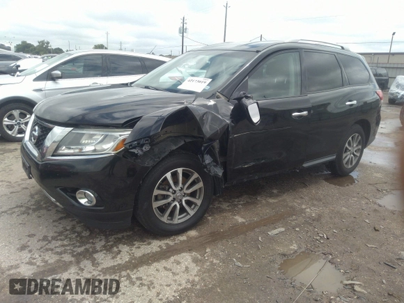 2016 Nissan Pathfinder S with VIN 5N1AR2MN8GC609563, listed as a IAAI auction lot 42173019 with 157,985 mi miles and . Bid and sale history available at DreamBid. Image 2.