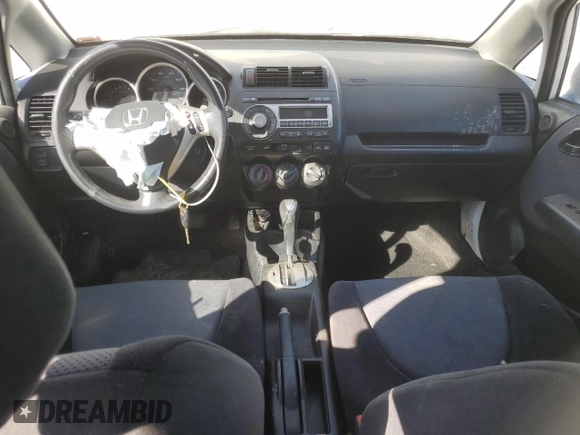 2007 Honda Fit Sport with VIN JHMGD38617S004925, listed as a Copart auction lot 47112235 with 249,849 mi miles and Salvage Title. Bid and sale history available at carsss.com. Image 8.