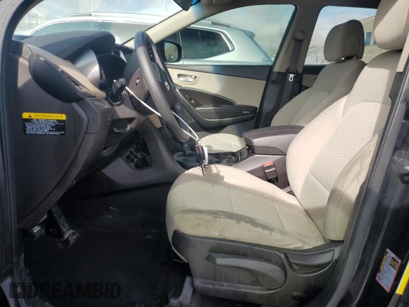 2017 Hyundai Santa Fe 2.4L with VIN 5NMZTDLB9HH027034, listed as a Copart auction lot 47347205 with 98,242 mi miles and Salvage title. Bid and sale history available at DreamBid. Image 7.