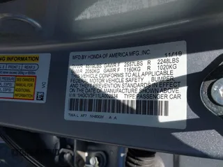 2020 Honda Accord with VIN 1HGCV3F11LA002534, listed as a IAAI auction lot 42537701 with 115,166 mi miles and . Bid and sale history available at DreamBid. Image 9.