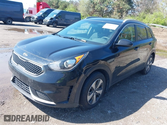 2017 Kia Niro LX with VIN KNDCB3LC9H5055737, listed as a IAAI auction lot 41983379 with 105,007 mi miles. Bid and sale history available at carsss.com. Image 18.