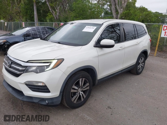 2016 Honda Pilot EX-L with VIN 5FNYF5H58GB053040, listed as a IAAI auction lot 42046304 with 107,349 mi miles and . Bid and sale history available at carsss.com. Image 18.