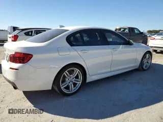 2015 BMW 5 Series 535i with VIN WBA5B1C58FD918932, listed as a Copart auction lot 47470515 with 160,506 mi miles and Salvage Title. Bid and sale history available at carsss.com. Image 3.
