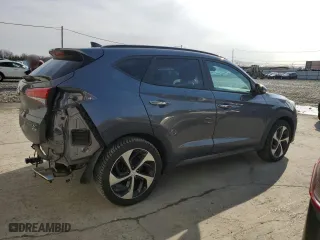 2016 Hyundai Tucson Limited with VIN KM8J3CA20GU203899, listed as a Copart auction lot 50232195 with 91,585 mi miles and Salvage Title. Bid and sale history available at carsss.com. Image 3.