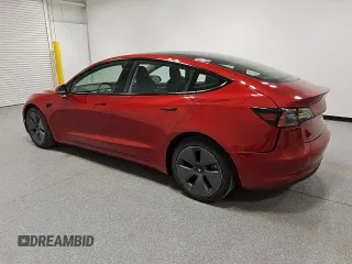 2023 Tesla Model 3 with VIN 5YJ3E1EA3PF452543, listed as a Copart auction lot 55481425 with 97,399 mi miles and Clean Title. Bid and sale history available at DreamBid. Image 2.