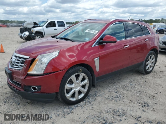 2014 Cadillac SRX Premium Collection z VIN 3GYFNDE33ES571840, wystawiony jako Copart lot #56823845 z przebiegiem 139 686 mil mil oraz Szkoda całkowita • Salvage title. Historia ofert i sprzedaży dostępna na DreamBid. Obrazek 1.