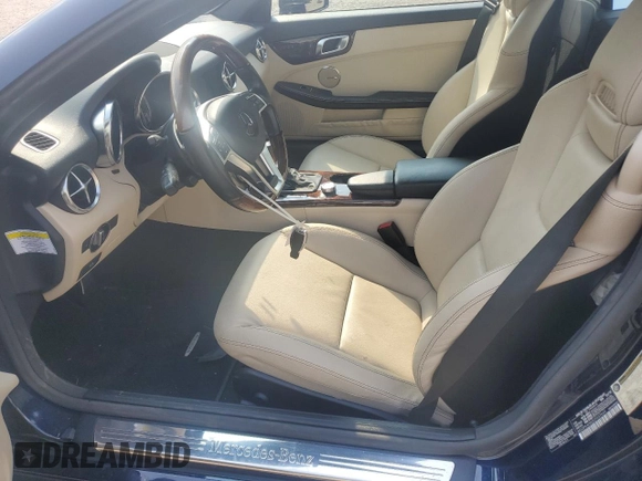 2012 Mercedes-Benz SLK 250 with VIN WDDPK4HA0CF037649, listed as a Copart auction lot 69355734 with 23,606 mi miles and Salvage title. Bid and sale history available at DreamBid. Image 7.