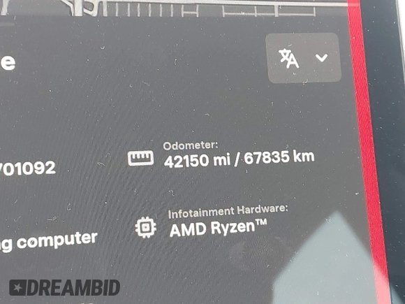 2023 Tesla Model 3 с VIN 5YJ3E1EA4PF701092, выставлен на аукционе IAAI как лот 41284364 с пробегом 42 150 миль миль и . История ставок и продаж доступна на DreamBid. Изображение 15.